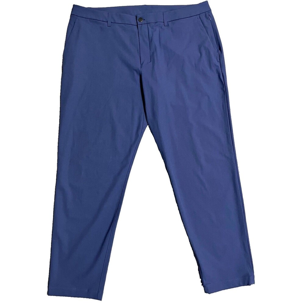 Lululemon ABC Pants Men 40x30 Blue Slim Fit 5 Pocket Warpstreme Stretch Preppy